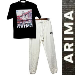 Arima 'A Cruel Angel's Paradise' T-Shirt & Sweatpants Rare Set Men's Sz: XS -NWT